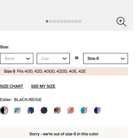 NWT KNIX Evolution Bra Size 8 - Picture 5 of 5